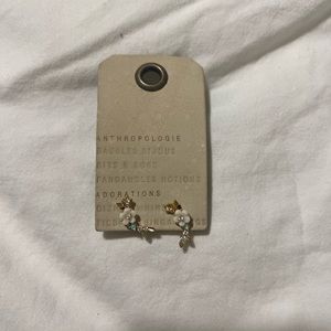 Anthropologie Floral Earrings